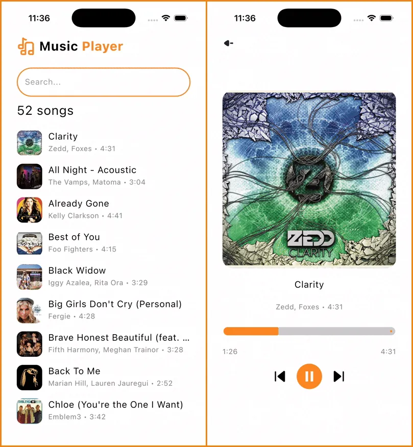 CMP-MusicApp Screenshot 1